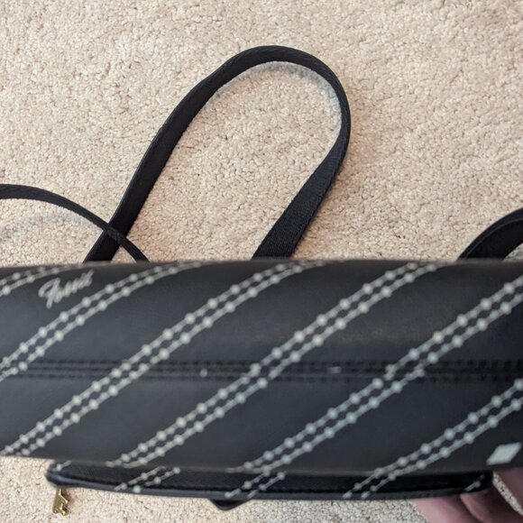 Original Fossil Kinley Small Crossbody Bag in Black/Bone - Picture 8 of 9